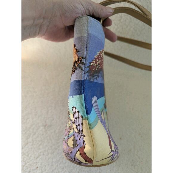 Beaded Beach Scene Purse Vacation, Cruise, Summertime - Picture 7 of 8